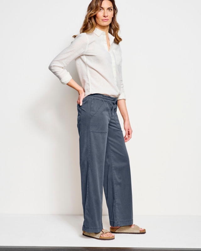 Explorer Wide-Leg Pants - CARBON image number 1