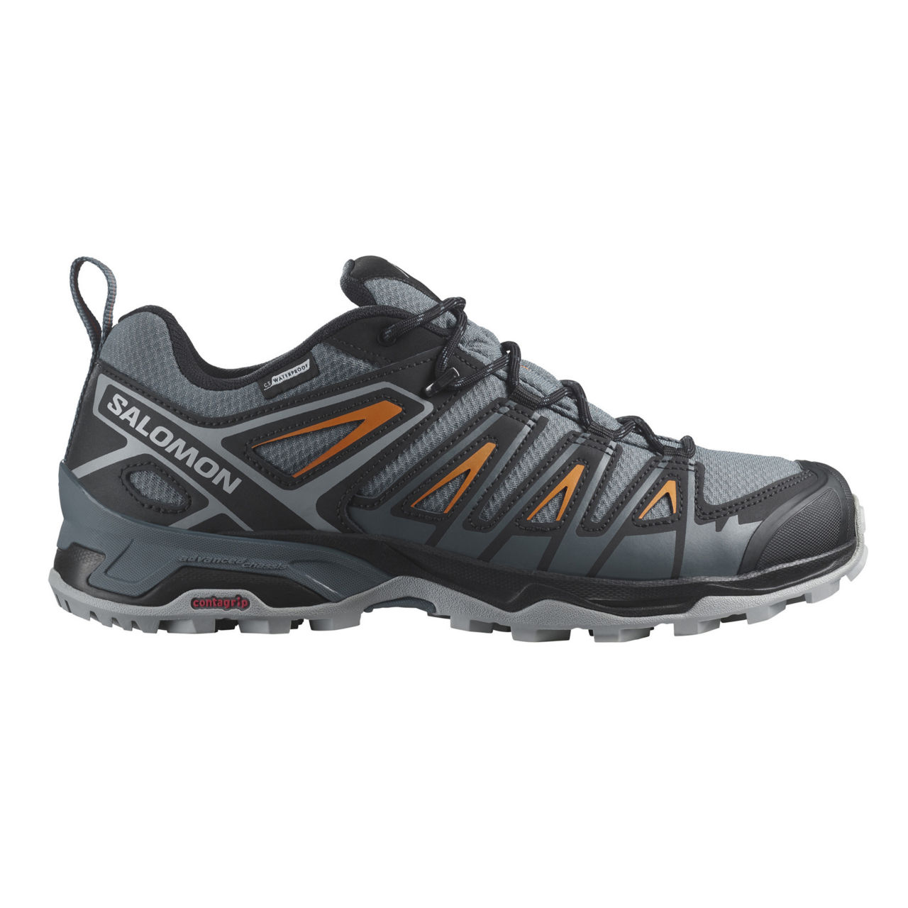 Salomon® X Ultra Pioneer CSWP Hiking Shoes - GRAY/ORANGE image number 0