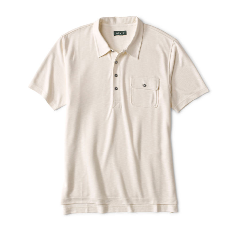 Three Forks Short-Sleeve Utility Polo - SNOW