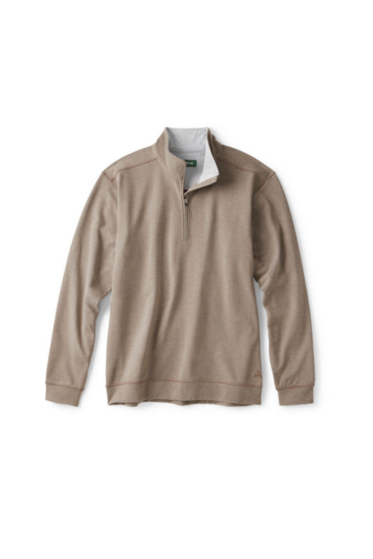 On The Move 1/4-Zip Sweatshirt - MUSHROOM HEATHER image number 0