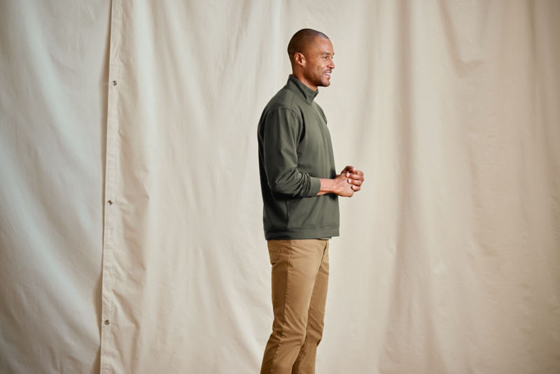 On The Move 1/4-Zip Sweatshirt - IVY image number 3