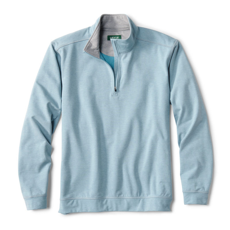 On The Move 1/4-Zip Sweatshirt - MINERAL BLUE image number 0