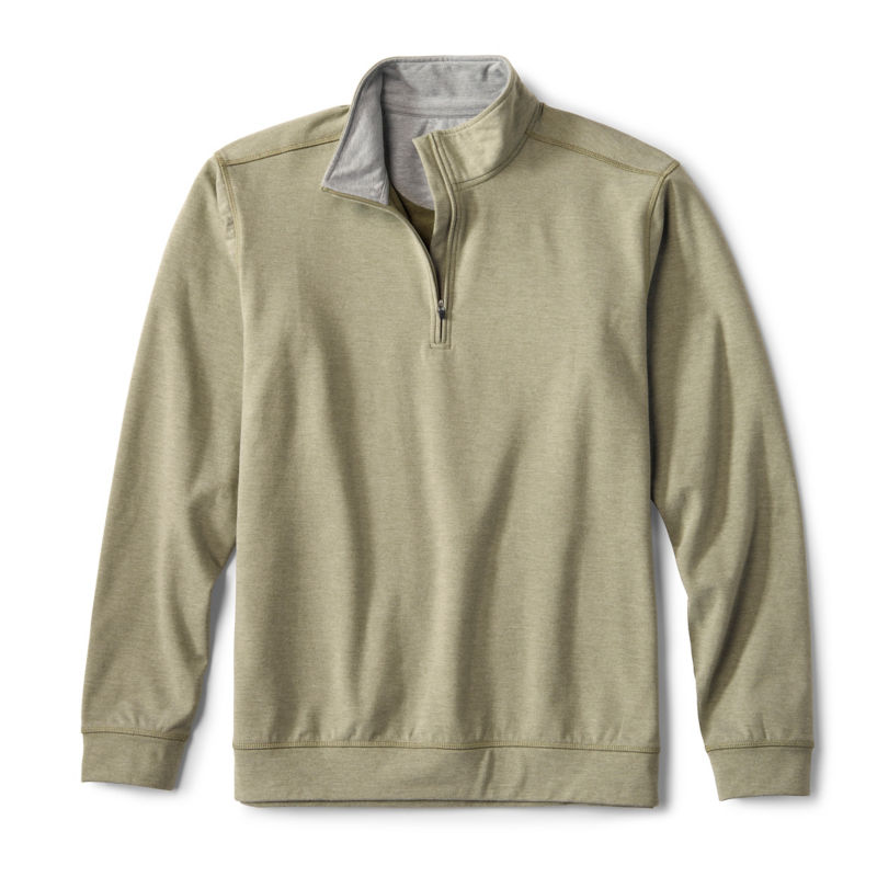 On The Move 1/4-Zip Sweatshirt - OLIVINE image number 0