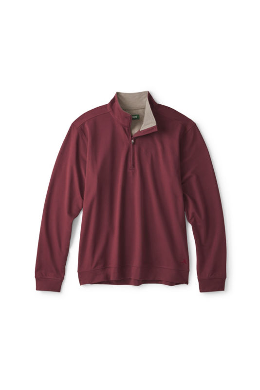 On The Move 1/4-Zip Sweatshirt - RAISIN