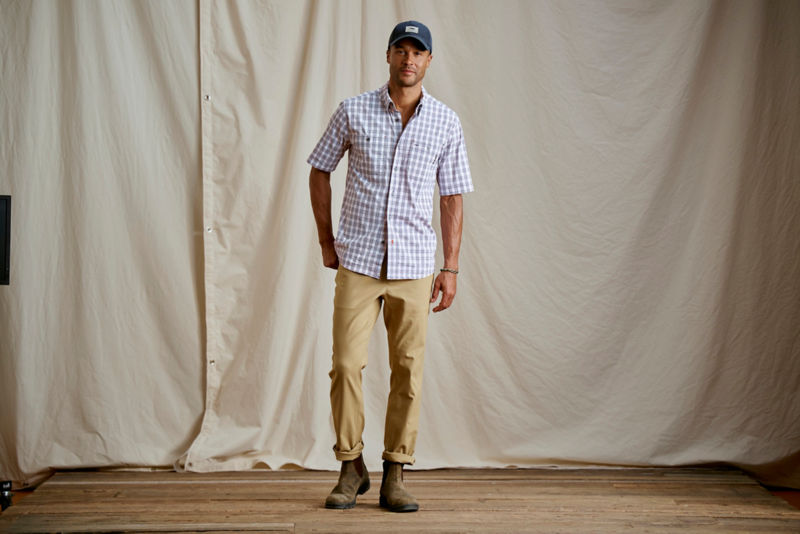 River Guide Short-Sleeve Shirt 2.0 - TRUE NAVY PLAID