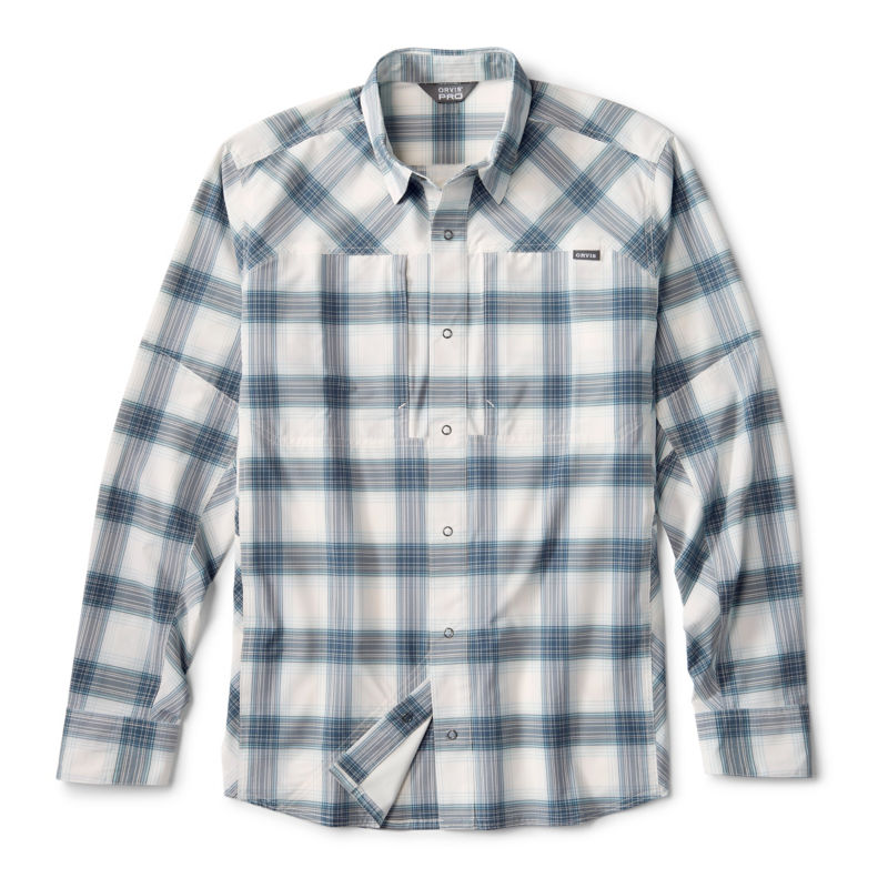 Men&rsquo;s PRO Stretch Long-Sleeve Shirt - STORM PLAID