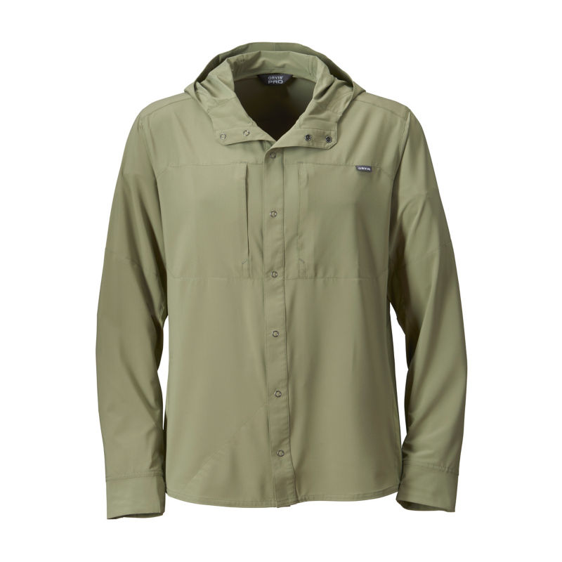 Men's PRO Hybrid Hoodie - OLIVINE image number 1