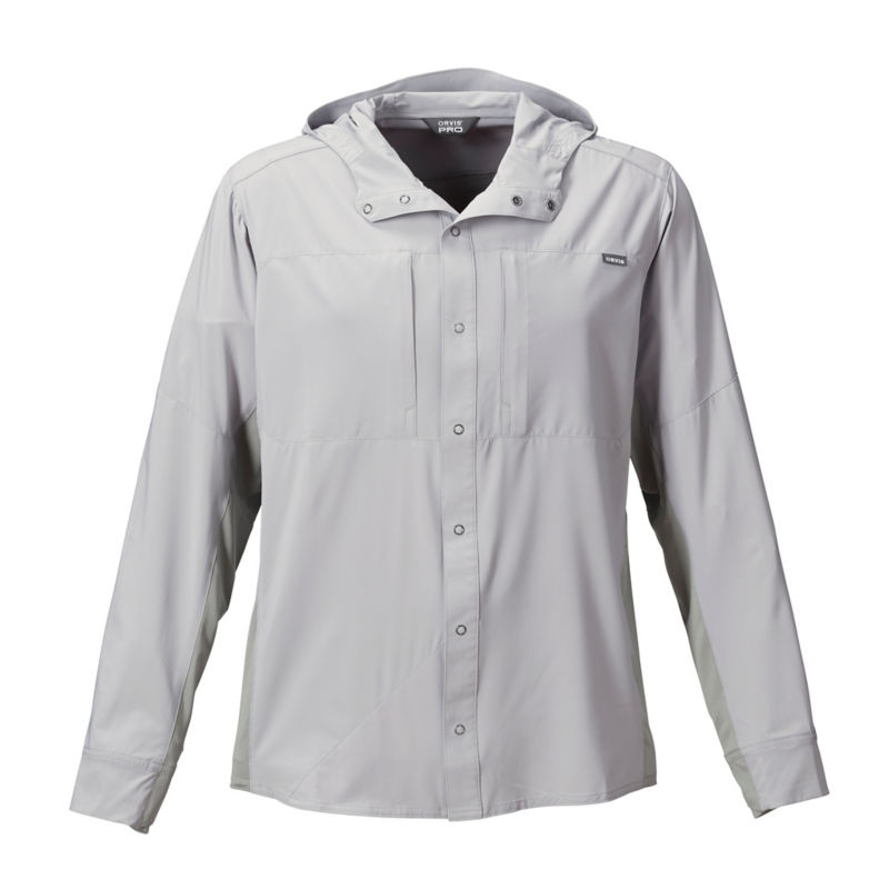 Men's PRO Hybrid Hoodie - TITANIUM image number 1