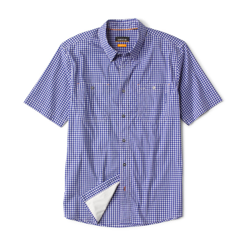 River Guide Short-Sleeve Shirt 2.0 - OCEAN BLUE GINGHAM