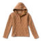 Lived-In Quilted Hoodie - DARK VICUNA image number 0