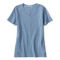 Canyon Garment-Dyed V-Neck Short-Sleeved Tee - DUSTY BLUE image number 1