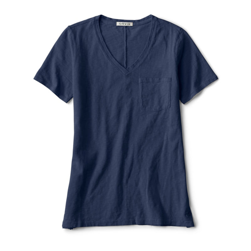 Canyon Garment-Dyed Short-Sleeve V-Neck Tee | Orvis