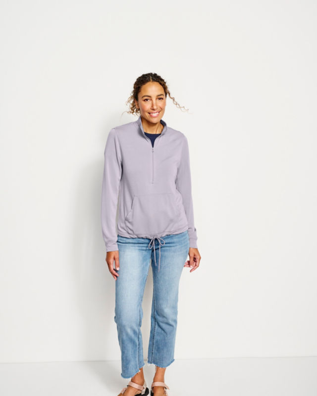 Odyssey Half-Zip Sweatshirt - PURPLE FOG