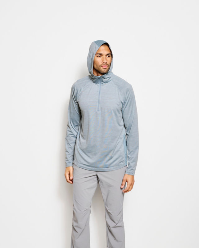 Men's PRO Sun Hoodie - WOLF CAMO image number 6