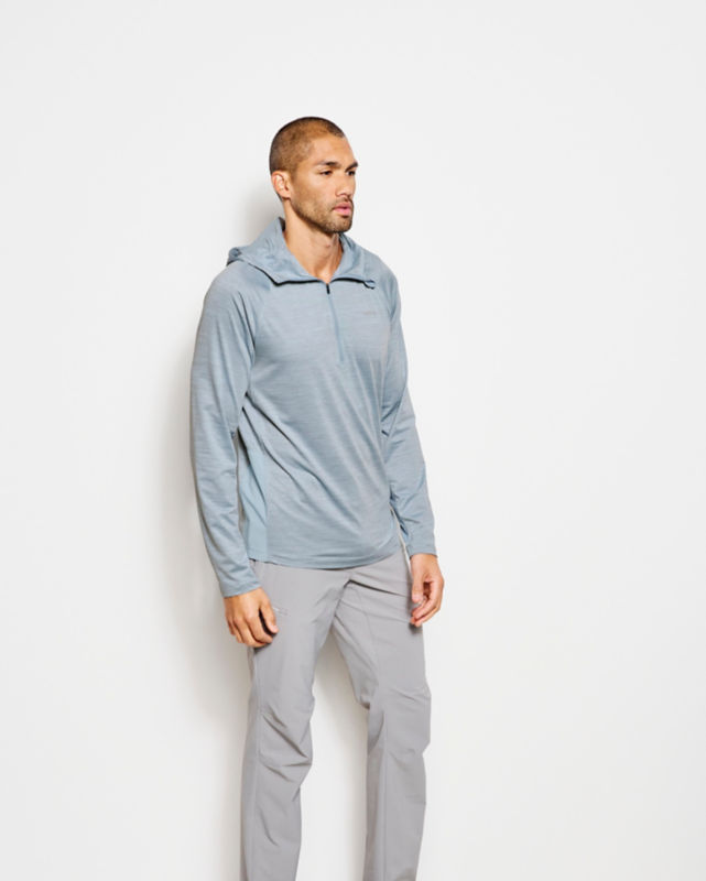 Men's PRO Sun Hoodie - WOLF CAMO image number 5