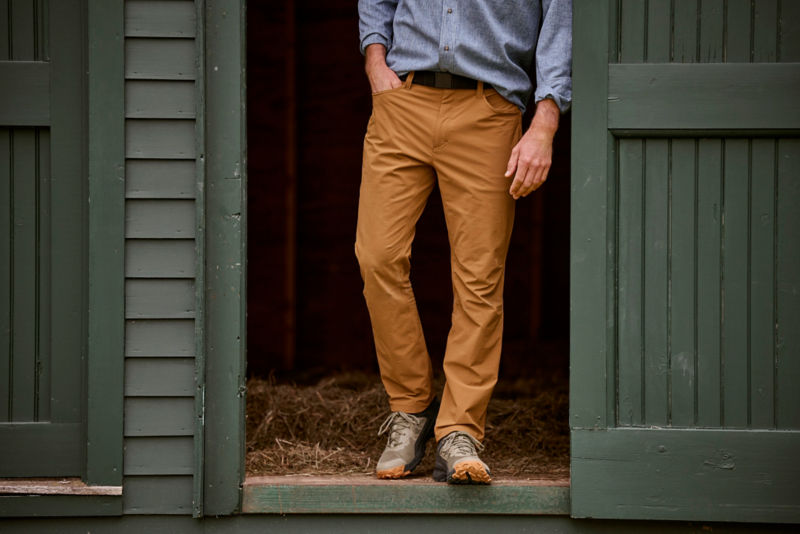 Jackson Quick-Dry 5-Pocket Pants - DARK VICUNA