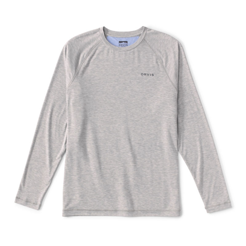 Men&rsquo;s DriCast&trade; Long-Sleeve Crew - LIGHT GREY HEATHER image number 5