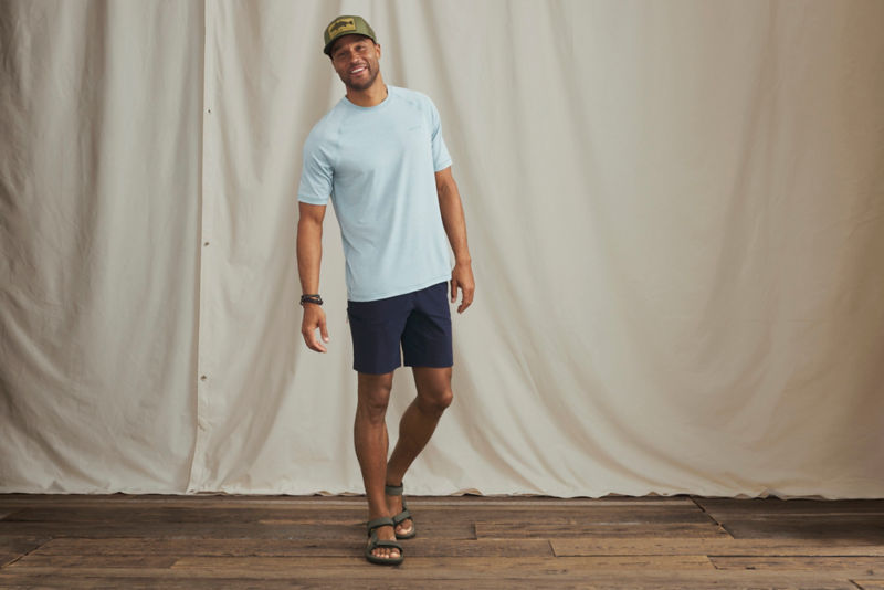 Men&rsquo;s DriCast&trade; Short-Sleeve Crewneck T-Shirt - MINERAL BLUE