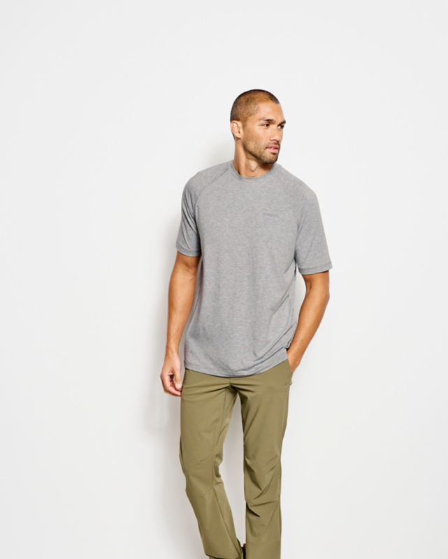 Men's DriCast&trade; Short-Sleeve Crewneck T-Shirt - LIGHT GREY HEATHER