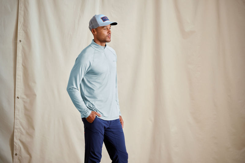Men&rsquo;s DriCast&trade; 1/4-Zip - MINERAL BLUE image number 4