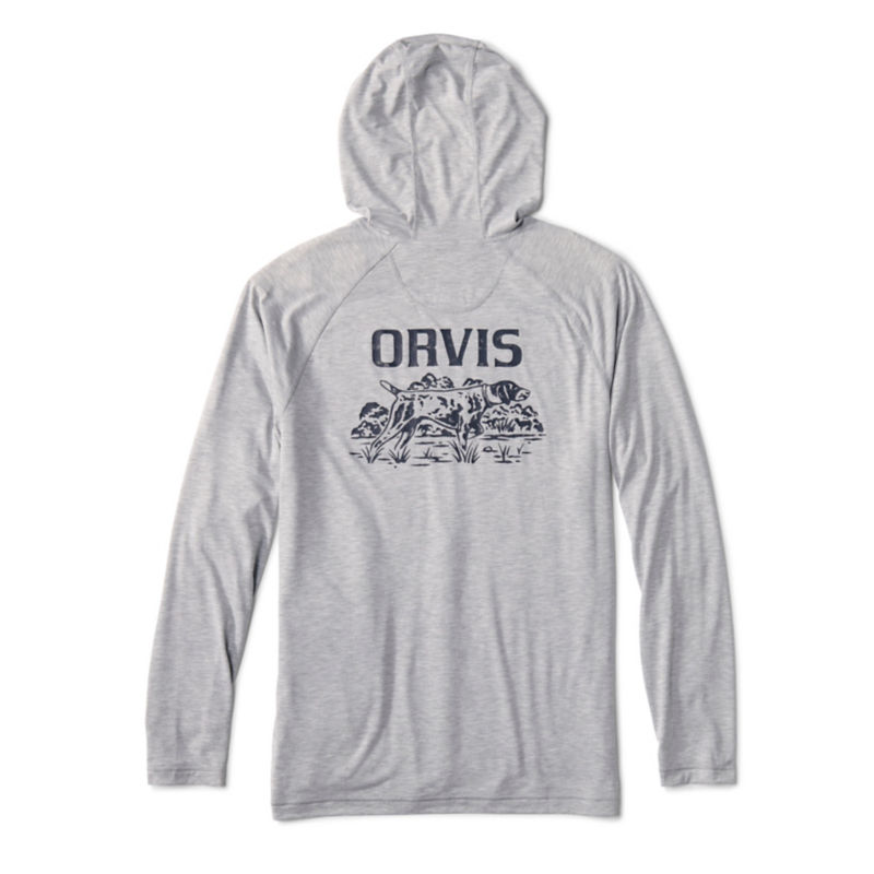 Men's DriCast&trade; Graphic Hoodie - LIGHT GREY HEATHER
