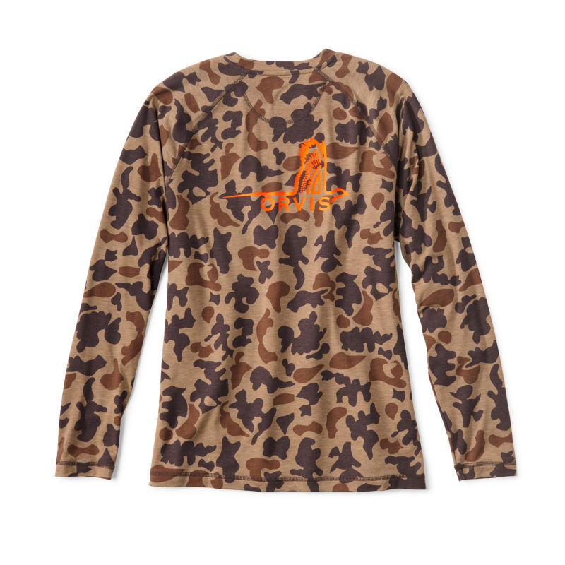 DriCast&trade; Long-Sleeve Graphic Crew - ORVIS 1971 CAMO