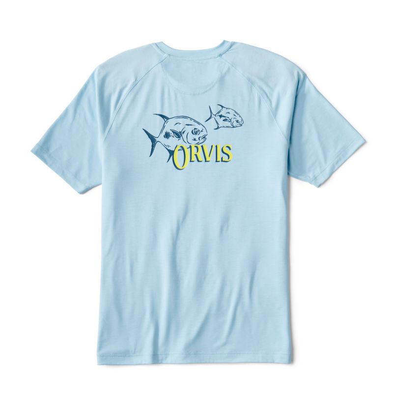 DriCast&trade; Graphic Crewneck T-Shirt - BLUE MIST