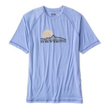DriCast™ Logo Short-Sleeved Crew - BLEACHED BLUE