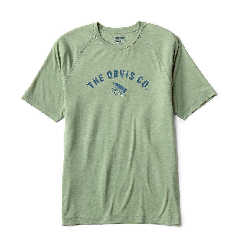 DriCast&trade; Graphic Crewneck T-Shirt - ALOE image number 0