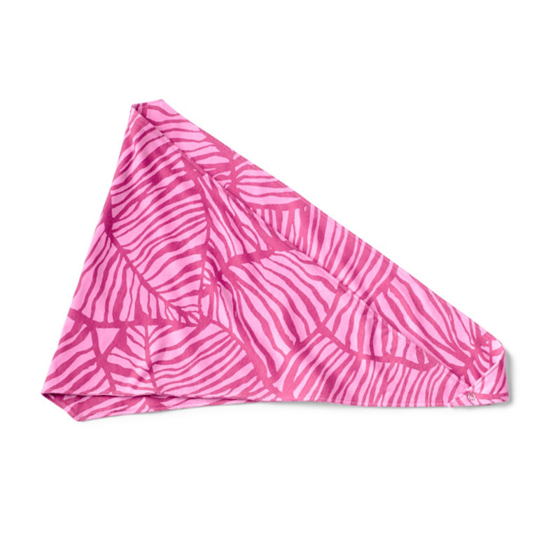 DriCast&trade; Printed Diamond Scarf - PUNCH STAMPED LEAF