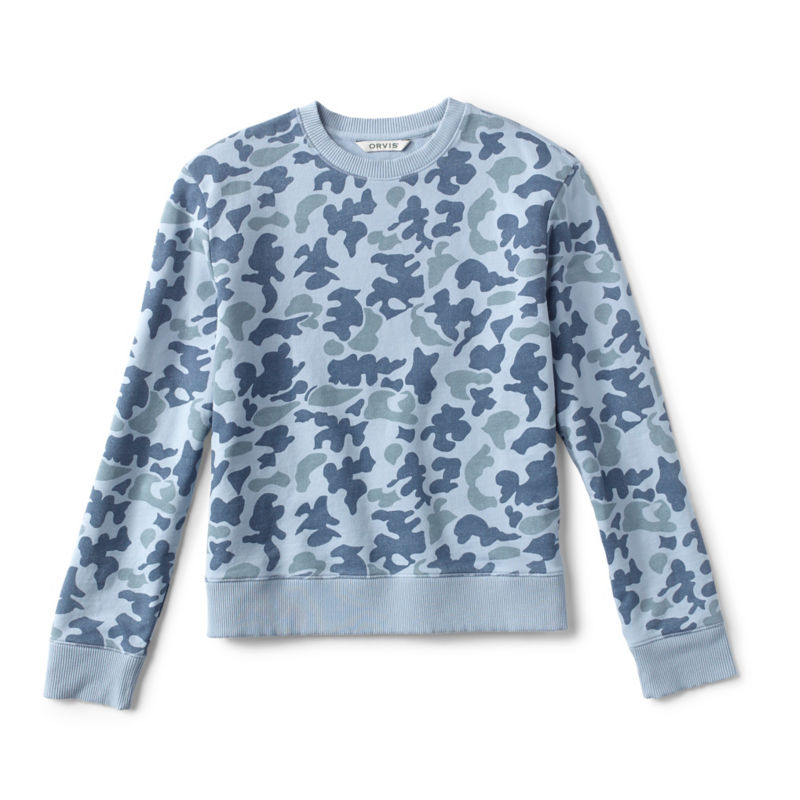 Riverside Crew Sweatshirt - BLUE CAMO