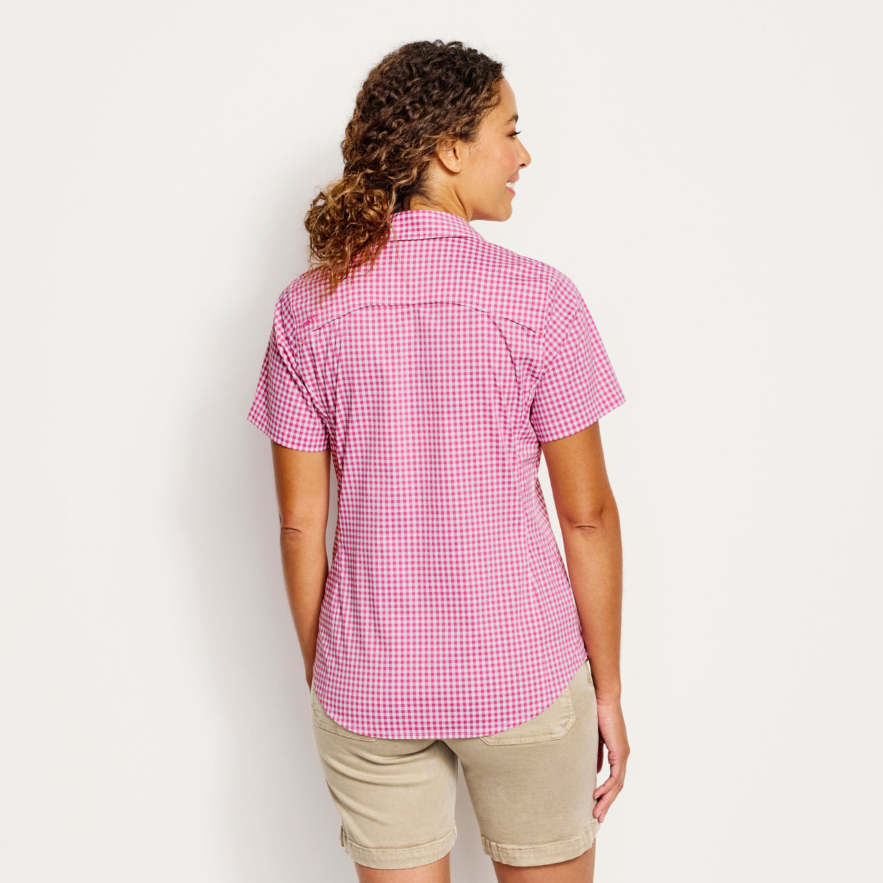 Women's River Guide Short-Sleeved Shirt - PUNCH CHECK image number 2
