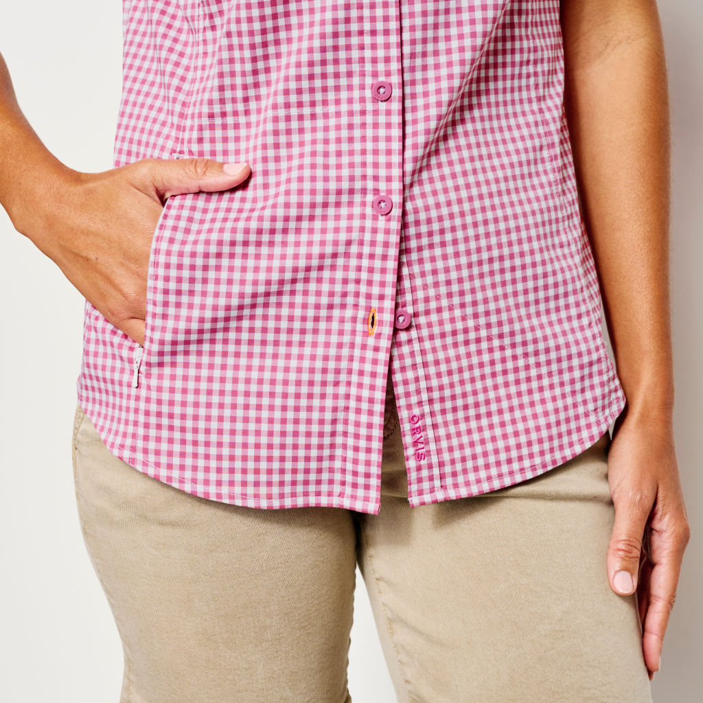 Women's River Guide Short-Sleeved Shirt - PUNCH CHECK image number 6