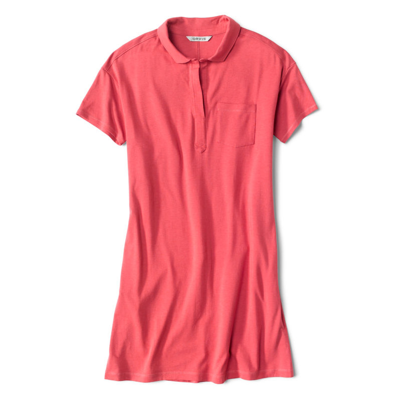 Perfect Polo Dress - FADED RED image number 1