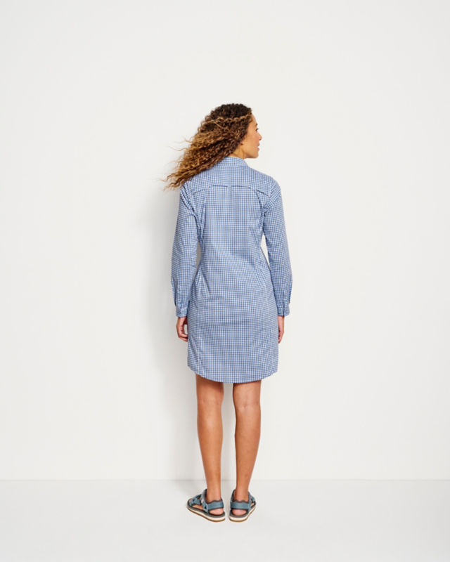 River Guide Long-Sleeve Dress - PUNCH CHECK image number 3