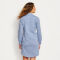 River Guide Long-Sleeved Dress - DUSTY BLUE CHECK image number 3