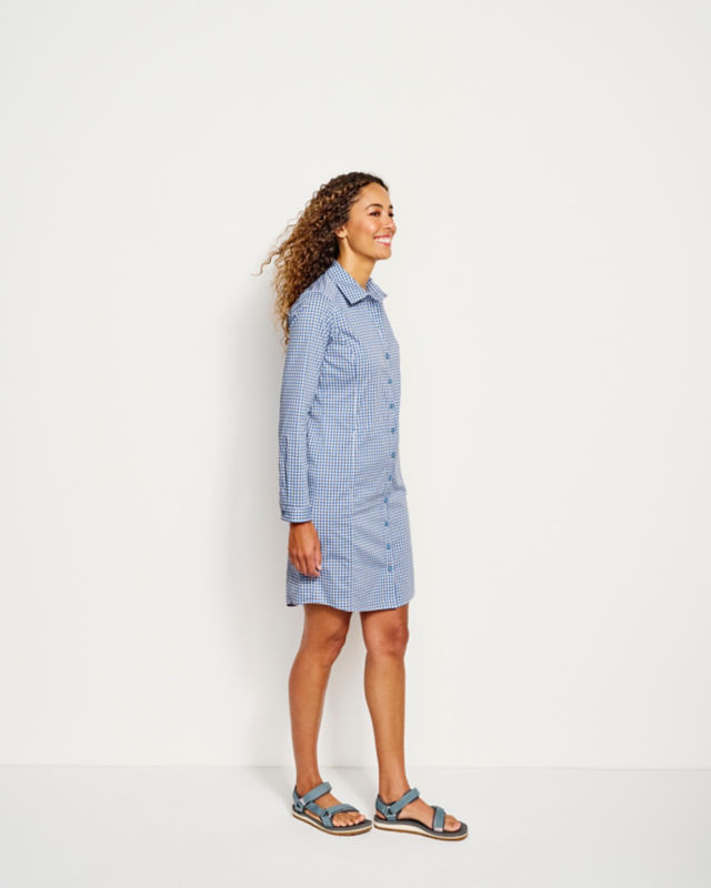 River Guide Long-Sleeve Dress - PUNCH CHECK image number 2