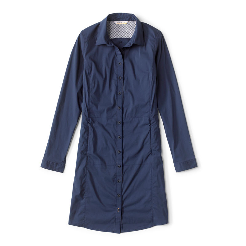 River Guide Long-Sleeve Dress - BLUE MOON