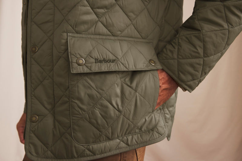 Barbour&reg; City Bedale Quilted Jacket - DUSTY OLIVE image number 1