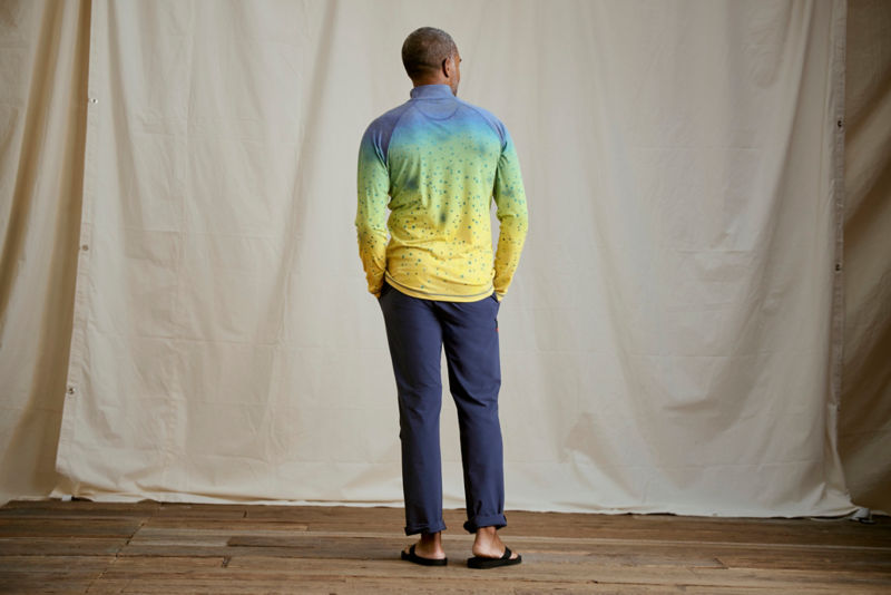 Men's DriCast&trade; 1/4-Zip Pullover Shirt - MAHI MAHI image number 3