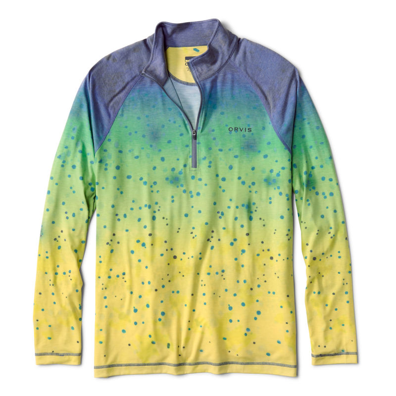 Men's DriCast&trade; 1/4-Zip Pullover Shirt - MAHI MAHI image number 4