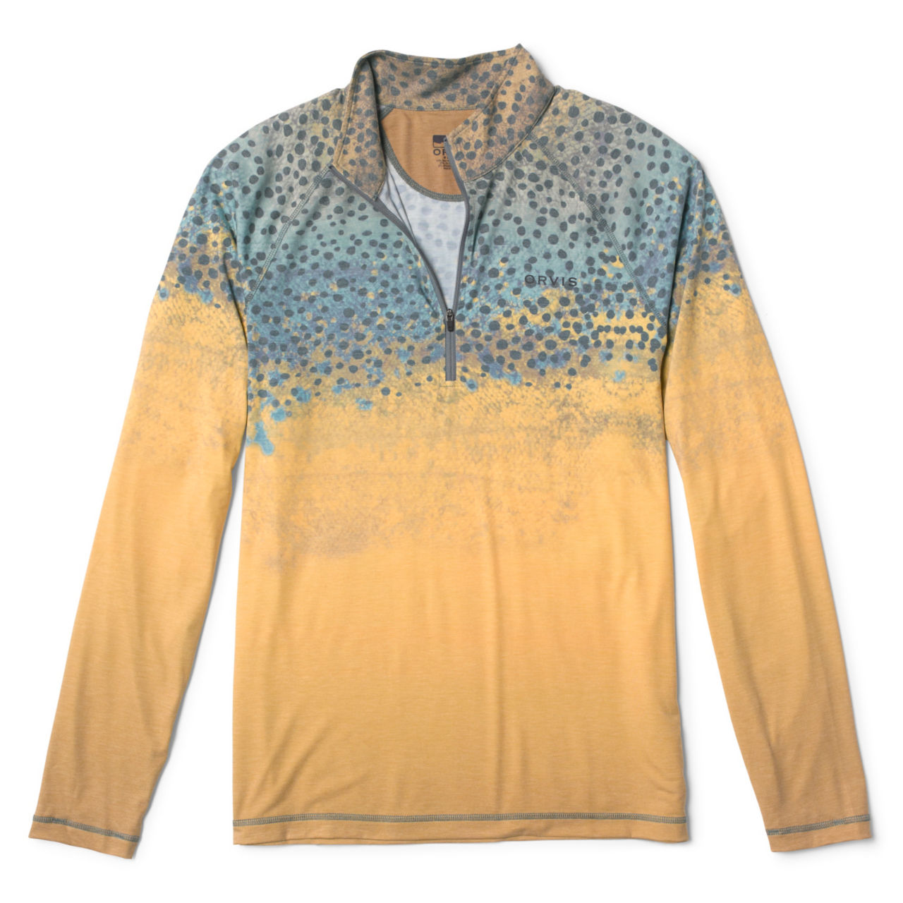 DriCast™ Quarter-Zip Pullover Shirt - BROWN TROUT image number 0