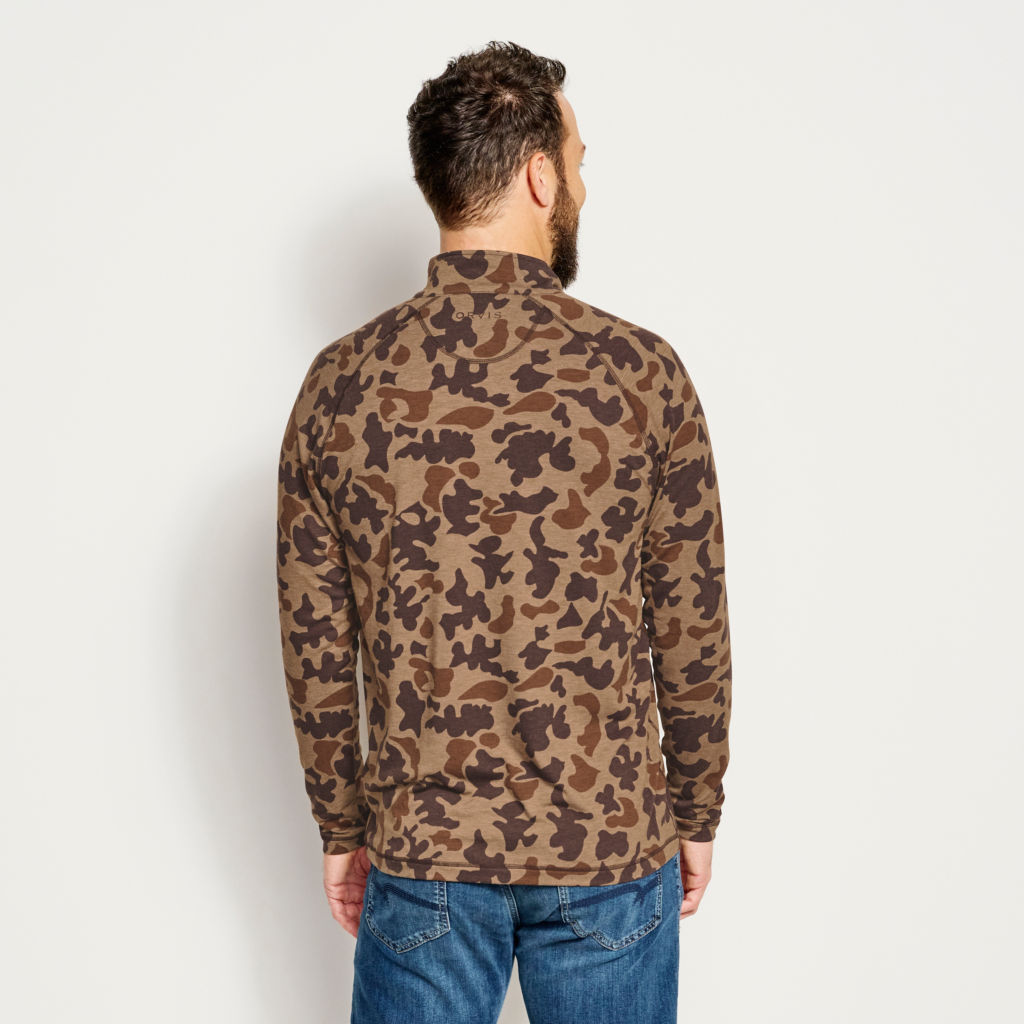 DriCast™ Quarter-Zip Pullover Shirt - BROWN TROUT image number 3