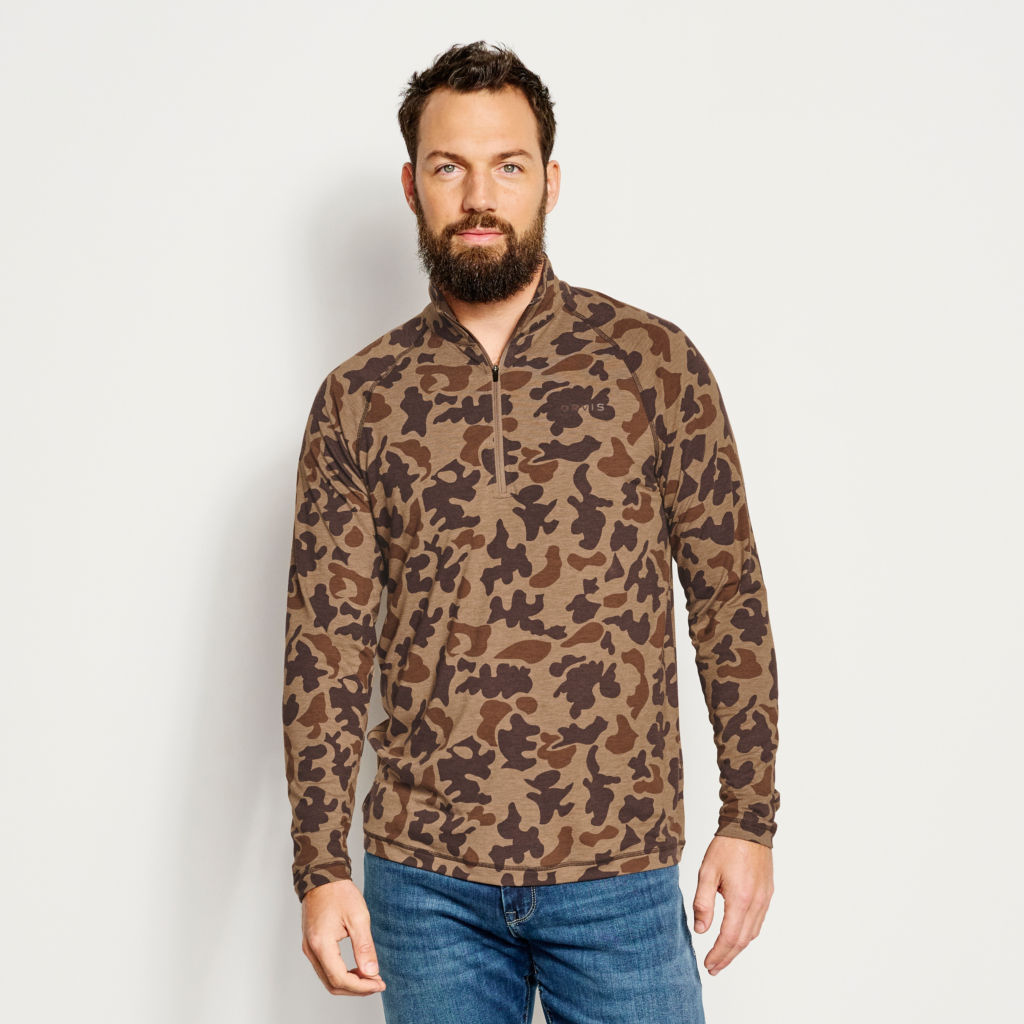 DriCast™ Quarter-Zip Pullover Shirt - RAINBOW TROUT image number 1