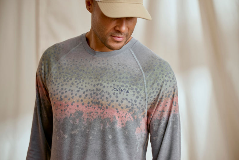 Men's DriCast&trade; Long-Sleeve Crew - STEELHEAD image number 1