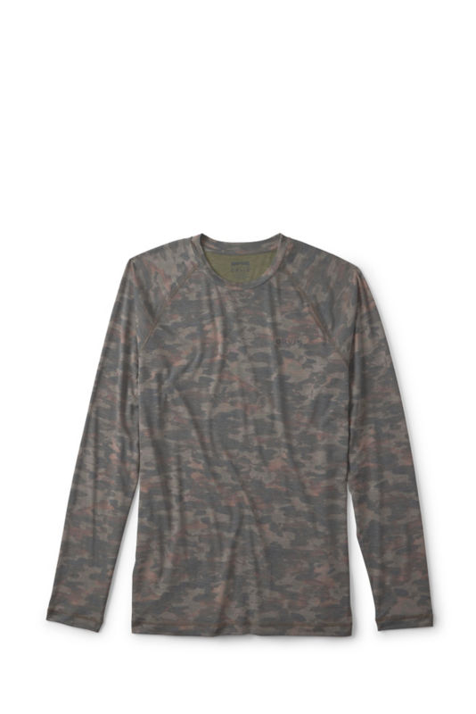 Men's DriCast&trade; Long-Sleeve Crew - INKY RIVER BED