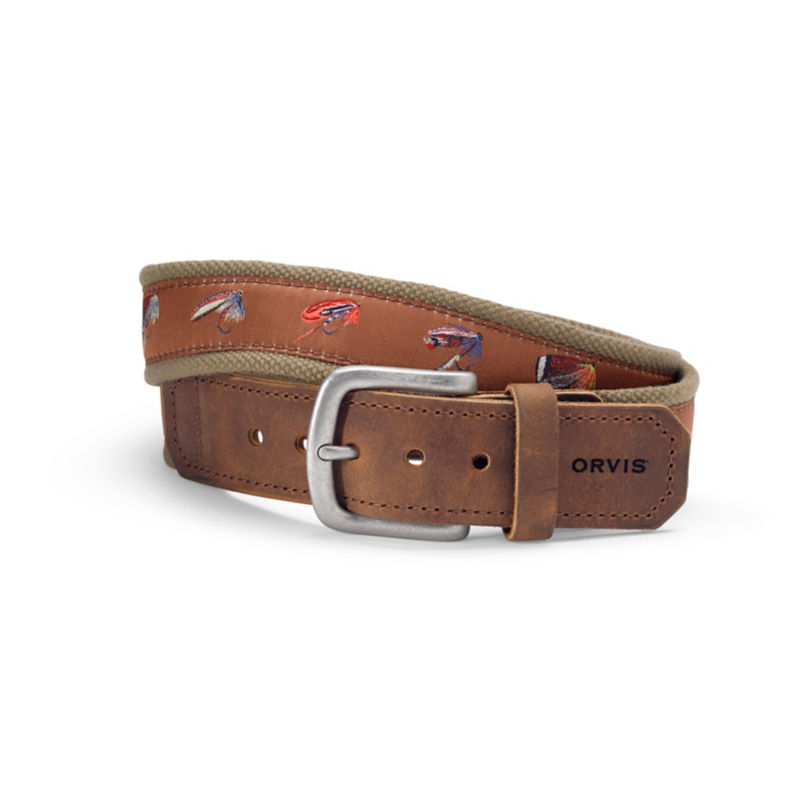 Mary Orvis Flies Story Belt - OLIVE