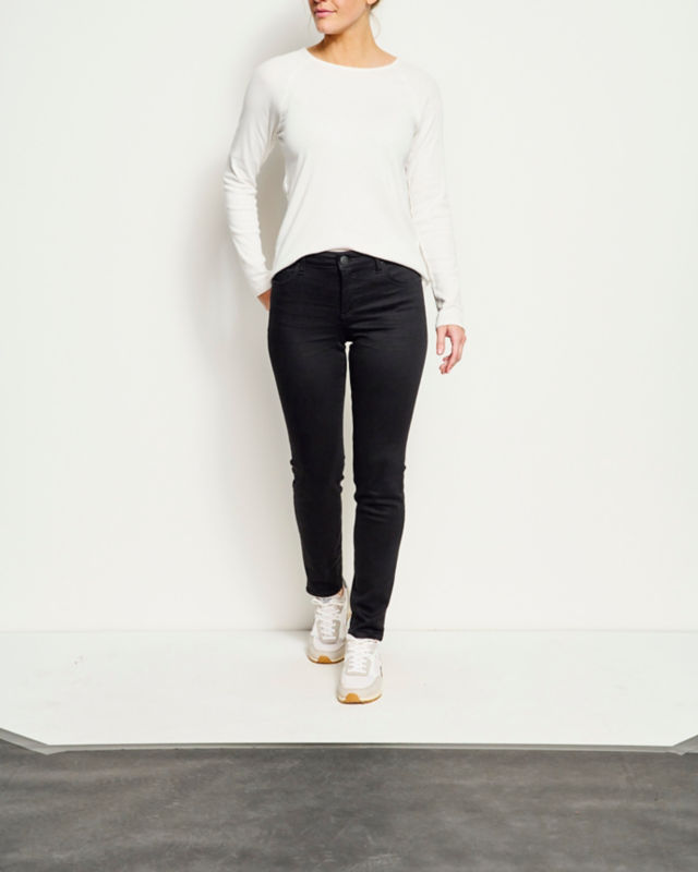 Kut from the Kloth&reg; Diana High-Rise Fab Ab Relaxed Skinny Jeans - BLACK image number 2