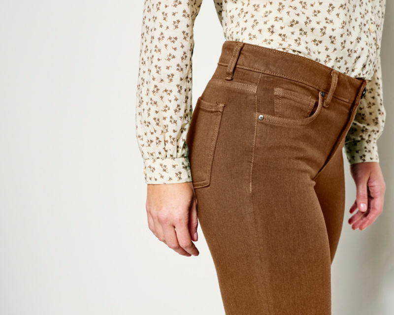 Kut from the Kloth&reg; Diana High-Rise Skinny Jeans - WHISKEY ORVIS-EXCLUSIVE image number 3