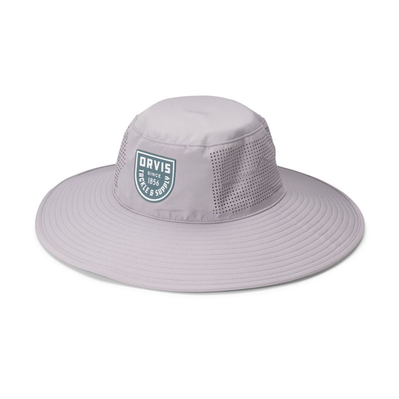 Wide-Brim Performance Sun Hat - TITANIUM